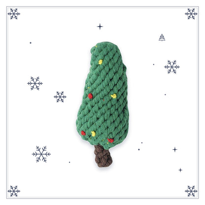Holiday Rope Toy set – Festive Cotton Chew & Tug for Dogs