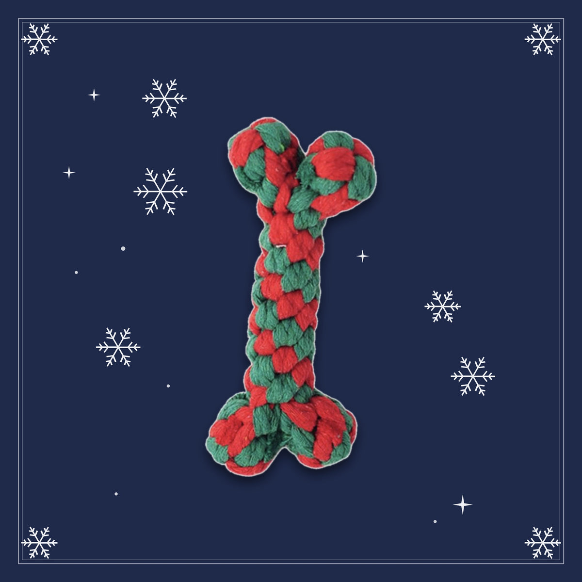 Holiday Rope Toy set – Festive Cotton Chew & Tug for Dogs